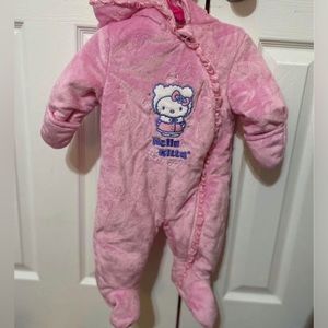 Hello kitty baby snow suit / long sleeve suit